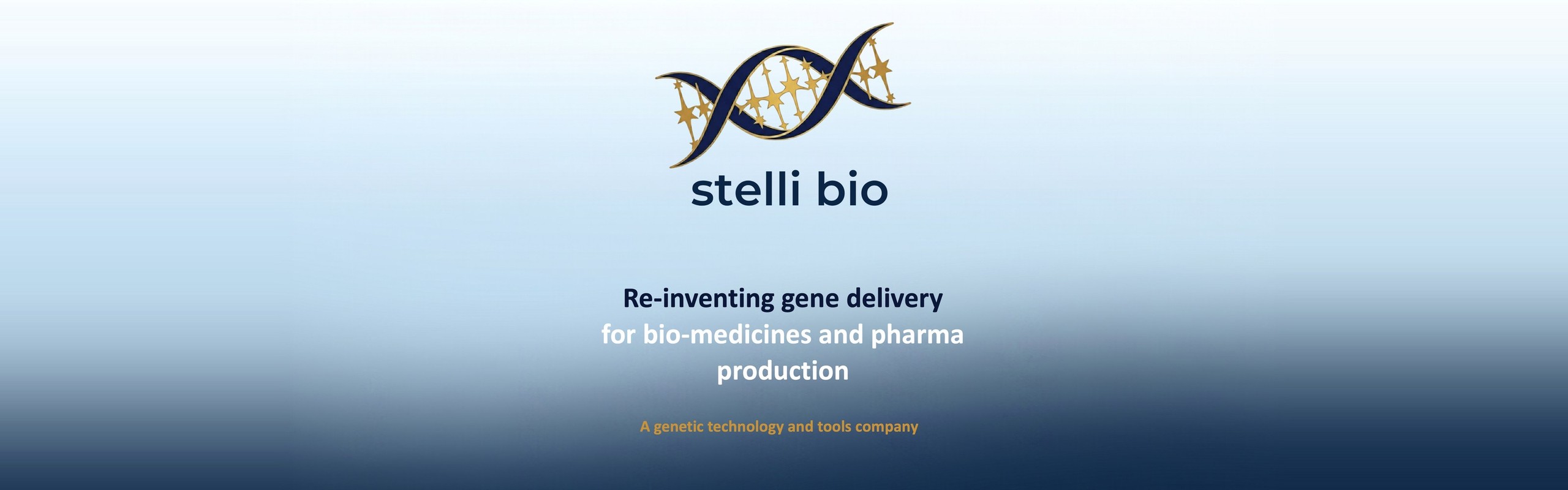 Stelli Bio – Re-inventing gene delivery for bio-medicines and pharma production. A genetic technology and tools company.